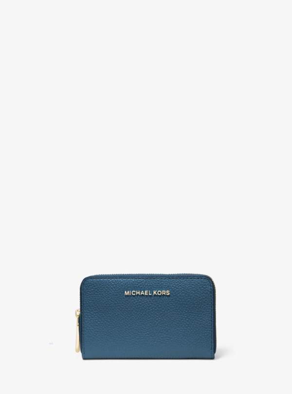 Damske Penazenky Michael Kors Small Pebbled Leather Námornícka Modrá - Doplnky Michael Kors Vypredaj | VMHXY-9502